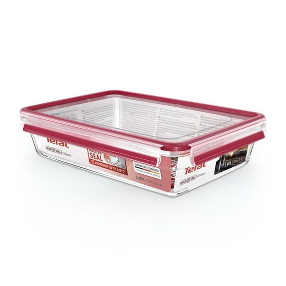 TEFAL 144990 Masterseal Fresh Fırınlanabilir Cam Saklama Kabı - 3 L