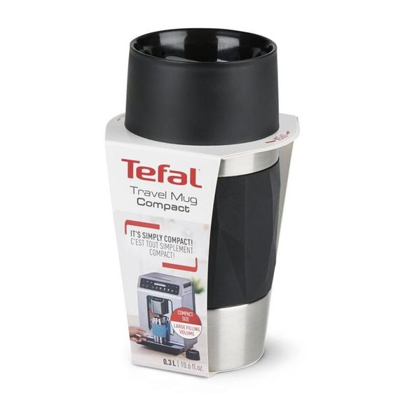 TEFAL 169990z Travel Mug Compact 0,3 L Termos - Siyah