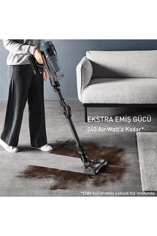 TEFAL 2749990f Ty9Bc1Wo​ X-Force Flex 14.80 Aqua Kablosuz Şarjlı Dikey Süpürge - 240 Air Watt
