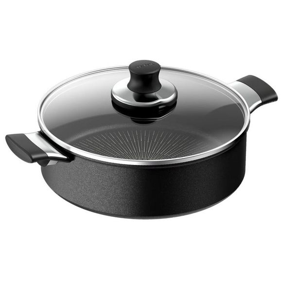 TEFAL 462990i Titanyum 6X Excellence İndüksiyon Tabanlı Kısa Tencere 24Cm