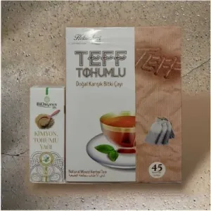 Teff Tohumlu Çay + Kimyon Tohumu Yağı