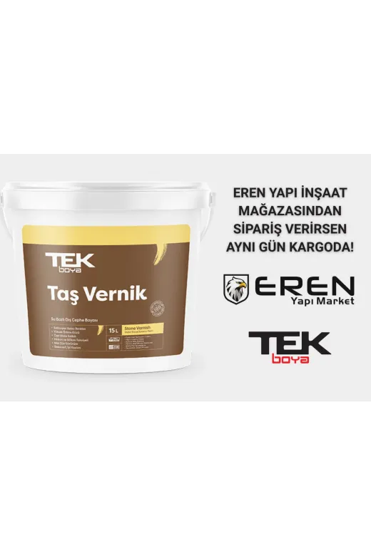 TEK BOYA PRA-2070084-6680 Su Bazlı Taş Vernik 2,5 Litre Seramik Veya Taş Yüzeylerde Gönül Rahatlığı Ile Kullanım