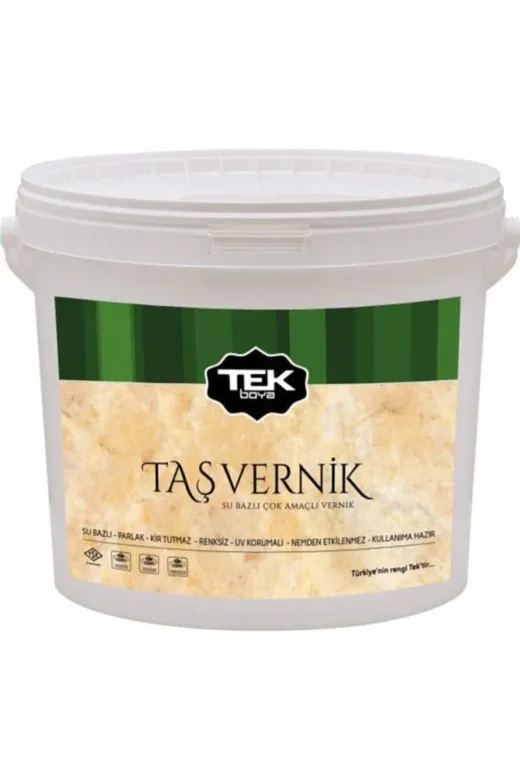 TEK BOYA PRA-2070084-6680 Su Bazlı Taş Vernik 2,5 Litre Seramik Veya Taş Yüzeylerde Gönül Rahatlığı Ile Kullanım