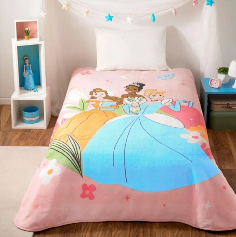 Tek Kişilik Çocuk Battaniye 160x220 Princess Fun Together