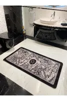 Tekli Çiçek Desenli Lucky Lateks Taban Banyo Paspas (60X100 ÖLÇÜ)