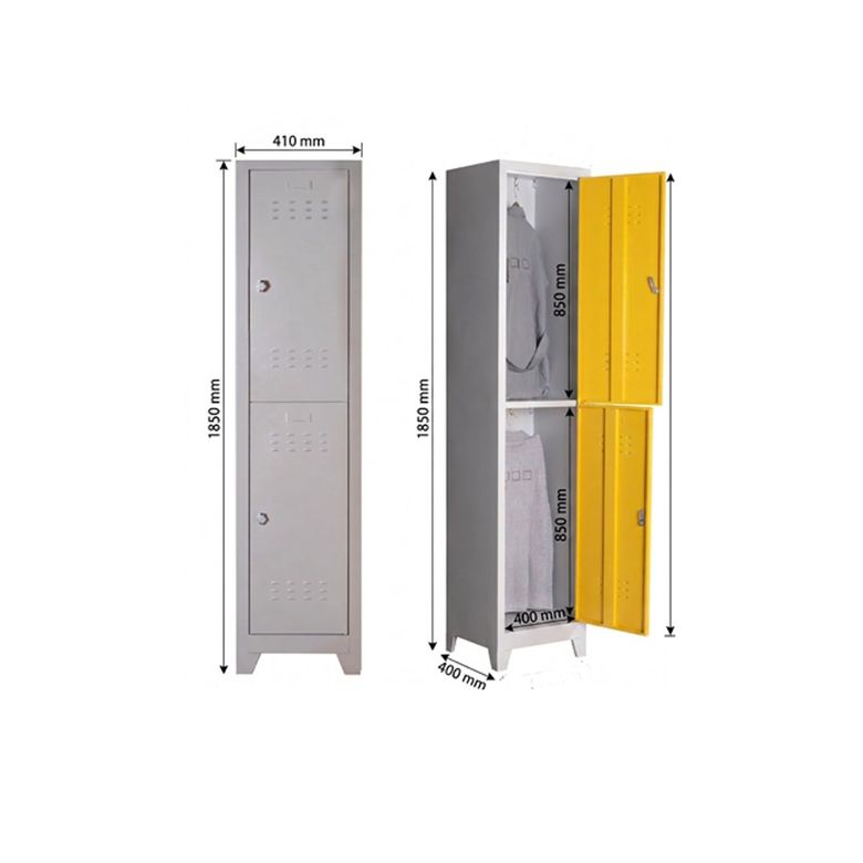Tekli İki Kapılı Metal Soyunma Dolabı