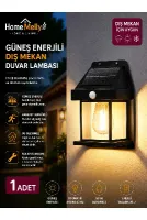 Tekli Suya Dayanıklı Hareket Sensörlü Güneş Enerjili Balkon Bahçe Aydınlatması Ampul