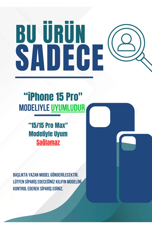 Tekno Dünya asda5d4a4 Iphone 15 Pro Hayalet Özellikli Tam Kaplayan Kırılmaz Cam Antistatik Ekran Koruyucu
