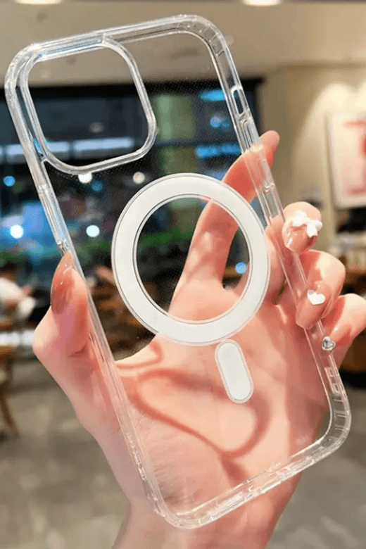 Tekno Dünya d4s5a6d46 Iphone 11 Kılıf Magsafe Uyumlu Sert Şeffaf Telefon Kılıfı
