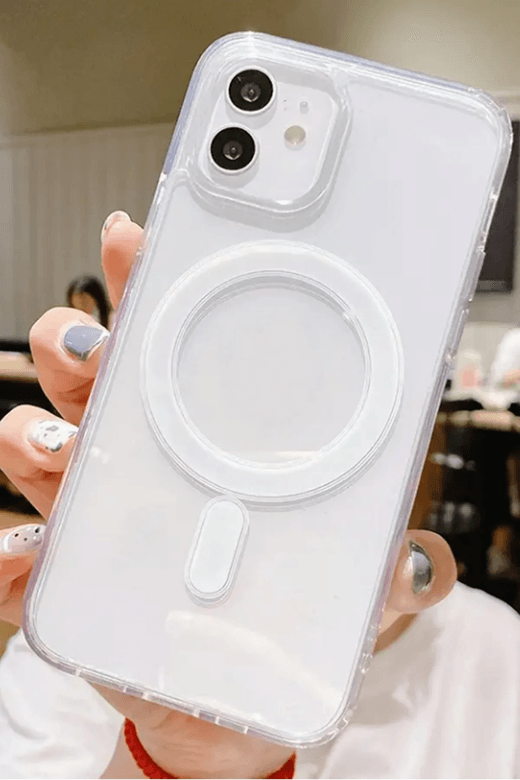 Tekno Dünya d4s5a6d46 Iphone 11 Kılıf Magsafe Uyumlu Sert Şeffaf Telefon Kılıfı