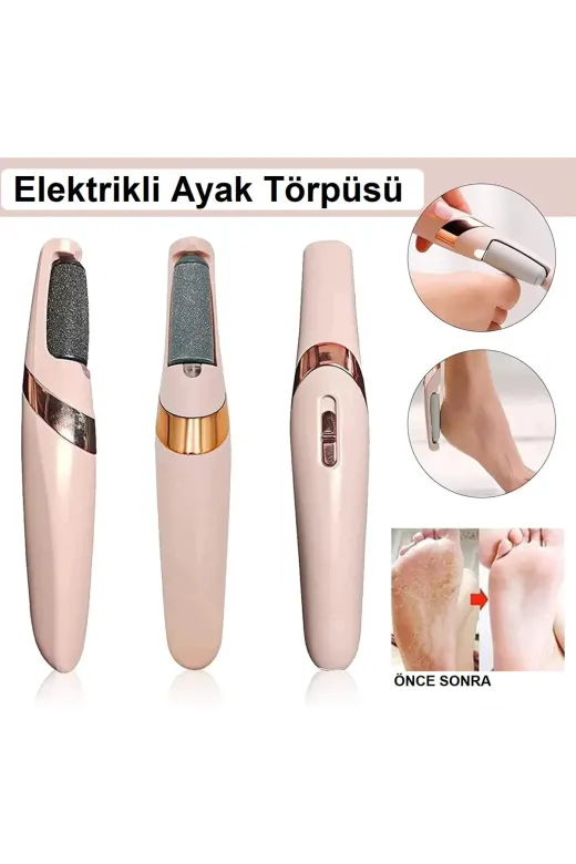 TeknoClass TYCA944249BF8DCD62D95E610 Şarjlı Ayak Törpüsü Pedikür Ve Ayak Bakım Aleti Ayak Tabanı Bakım Törpüsü Topuk Nasır Temizleme