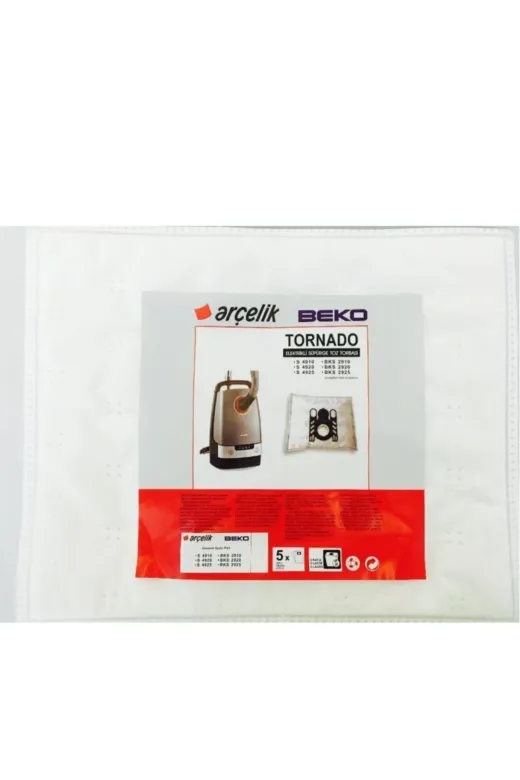 teknotem 444217443 Beko Bks 2910 Süpürgeye Uyumlu Microban Bez Torba