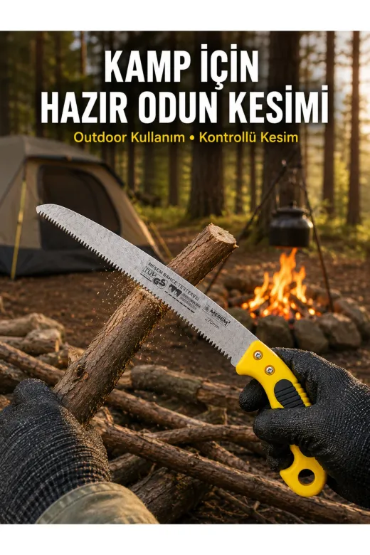 teknotrust UCZZDÜZBIÇKI-1 Preminyum El Tipi Bahçe Bıçkısı Dayanıklı Çelik Kesim Testeresi