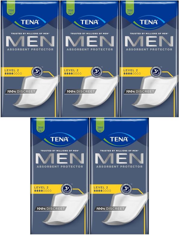 Tena Men Emici Koruma Level 2 Erkek Mesane Pedi 100 Adet