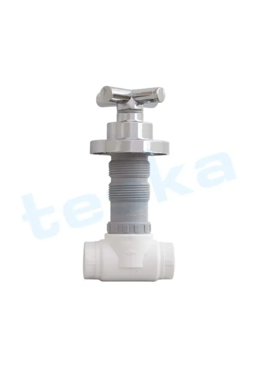 TESKA TYC00188955424 Lux Artı Ankastre 25Mm Ara Kesme Vanası Stop Valf Tk010
