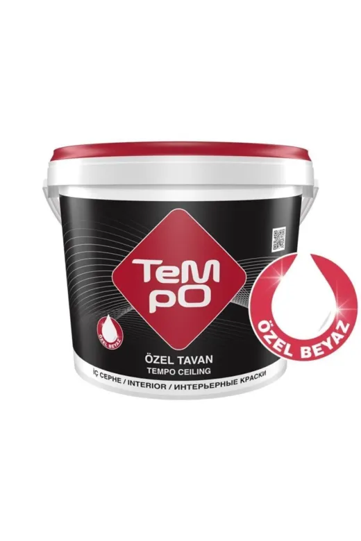 TFBÖTB10 Tempo Boya Özel Tavan Boyası 10 Kg