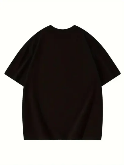 Thousand Baskılı Oversize Bisiklet Yaka T-shirt - Siyah - S - Siyah