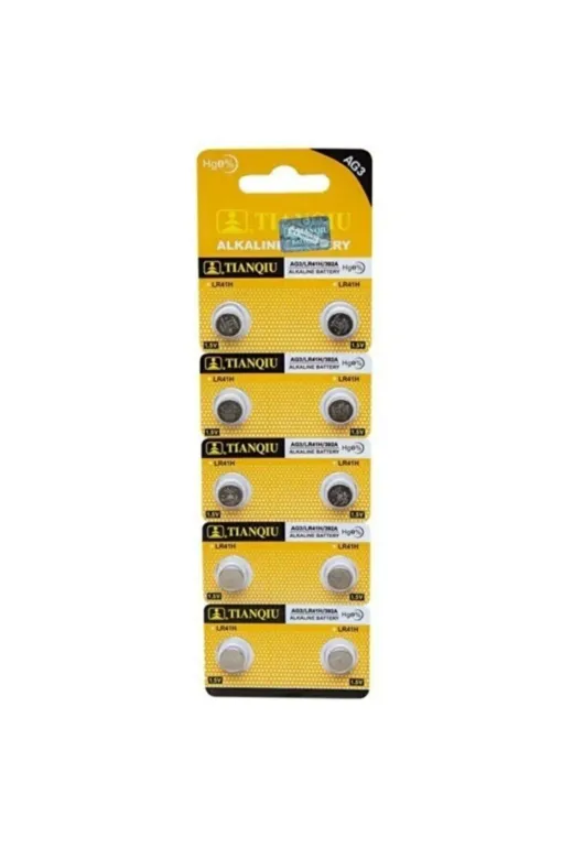 TIANQIU Saatpili0012A112 Ag3 Lr41 392 192 10 Adet Pil