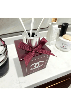 Tiem Concept 20211473 Dekoratif Vanilya Kokulu Bordo Parlak Şişeli 100 Ml Oda Kokusu