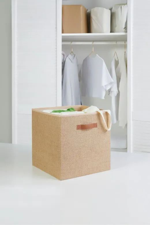 Timburly TM-031 - Jüt Kutu Organizer  30X33X33Cm- A34