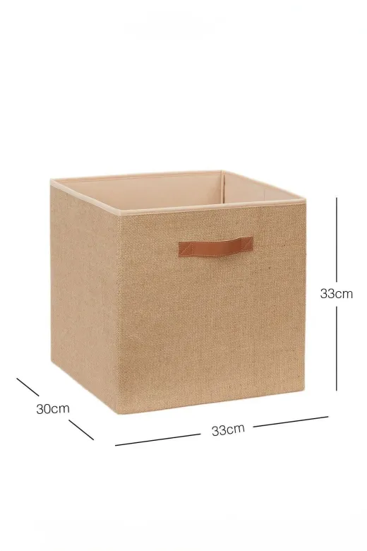 Timburly TM-031 - Jüt Kutu Organizer  30X33X33Cm- A34