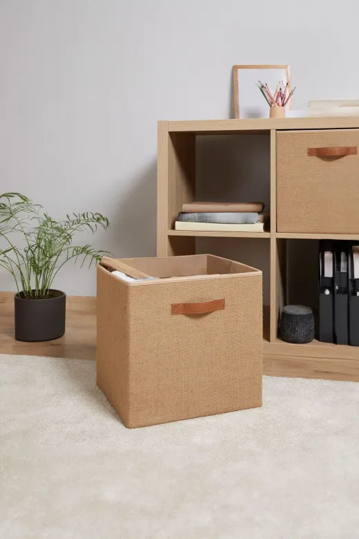 Timburly TM-031 - Jüt Kutu Organizer  30X33X33Cm- A34