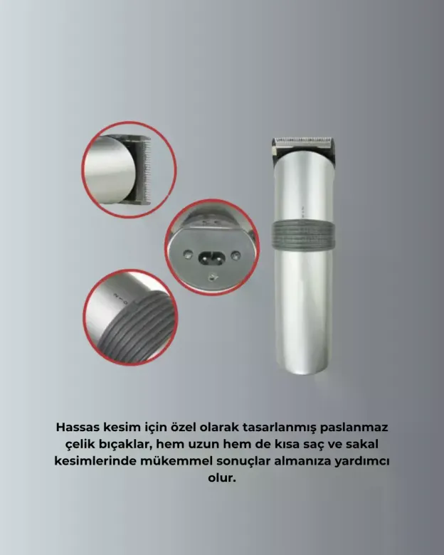 Tıraş Makinesi Tezlik ve Yağlama Setiyle Birlikte