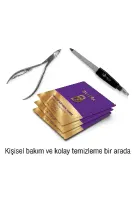Tırnak Eti Pensi Tırnak Eti İticili Törpü Paslanmaz Çelik Bileylenebilir Et Pensi ve Törpü 2'li Set
