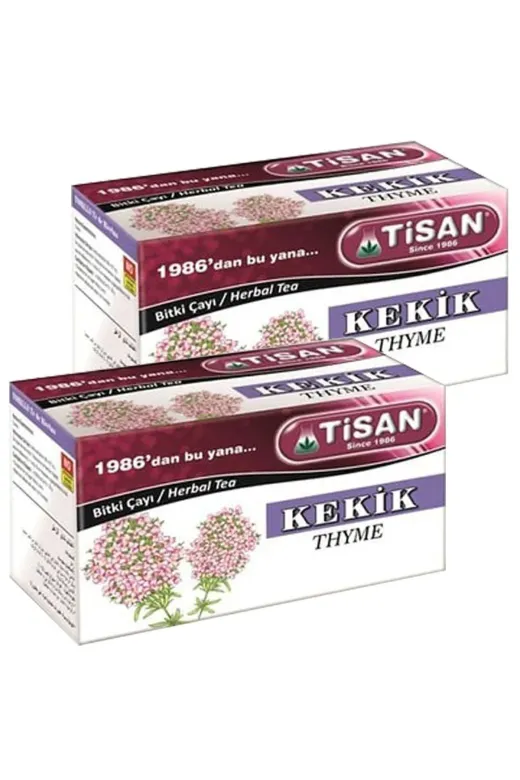 tisankekik2li Kekik Çayı 2 Paket Tisan Sallama Bardak Poşet Çayı Kekik Bitkisi Çay 2 Pk.