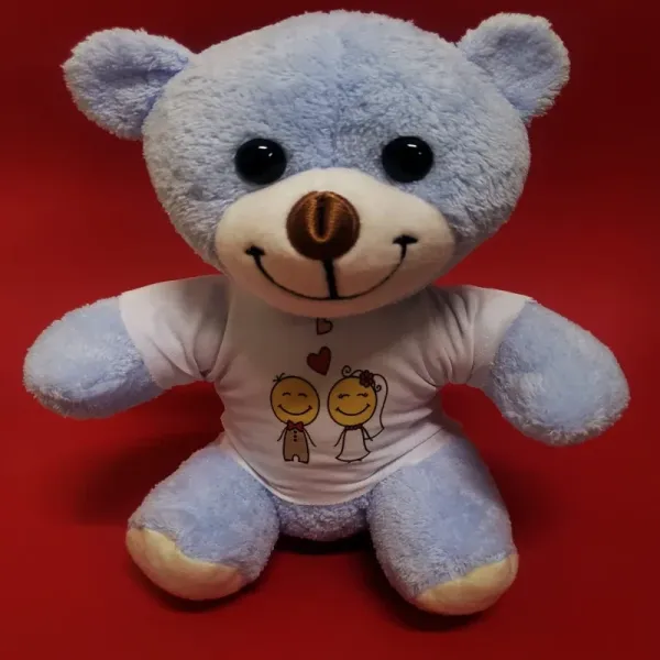 Tişörtlü Peluş 25 Cm Özel Gün Hediyesi