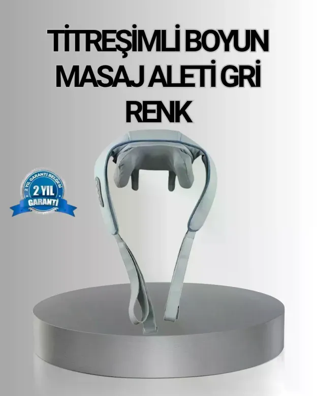Titreşimli Boyun Masaj Cihazı Isı Terapili Şarjlı VNB-01 Ergonok U Tasarım