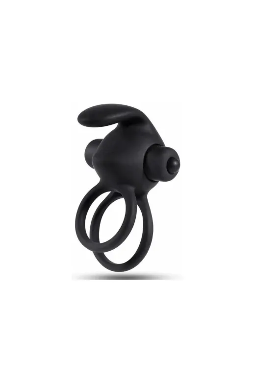Titreşimli Rabbit Penis Halkası Siyah