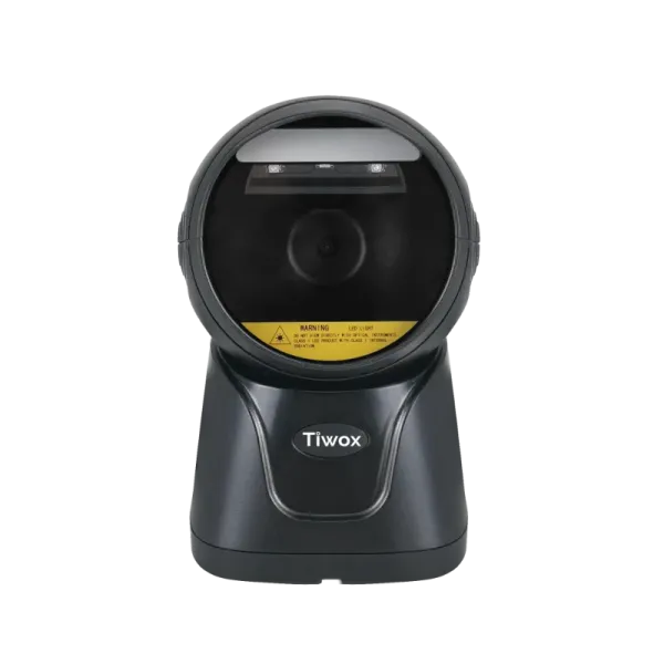 Tiwox VS-240, Masaüstü Tipi, Laser, 2D Karekod, USB Kablolu, Barkod Okuyucu
