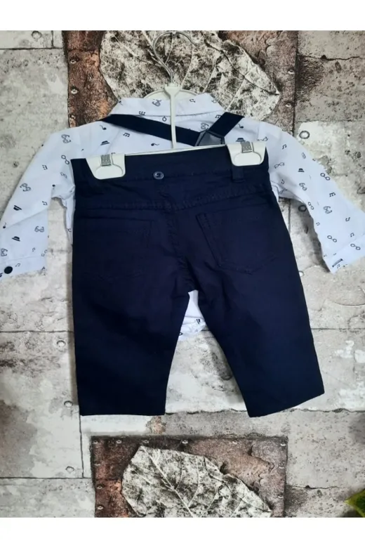 togi TYCB45632E86DB2600 Çıtçıtlı Gözlük Dsn Gömlek Takım