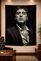 Tony Montana Scarface Duvar Örtüsü Halısı