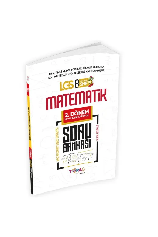 Topaç Yayınları LGSMat2liSet4048 2026 8.sınıf Lgs Matematik 2Li Set Dijital Çözümlü Soru Bankası