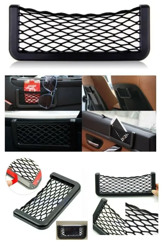 TOPTANFONİ PRA-8939623-8160 Telefon Tutucu Torpidoya Yapışan File 15*8 Cm