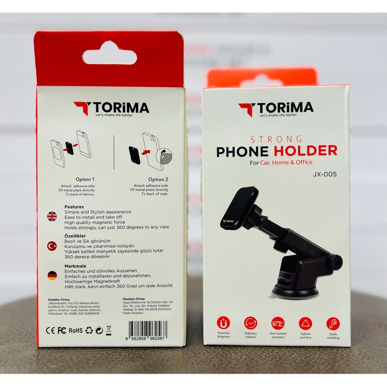 Torima Jx-005 Çok Amaçlı Magnetic Car Holder Araç Içi Telefon Tutucu