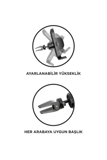 Torima Siyah Jx-046 Car Holder Araç İçi Havalandırma Telefon Tutucu