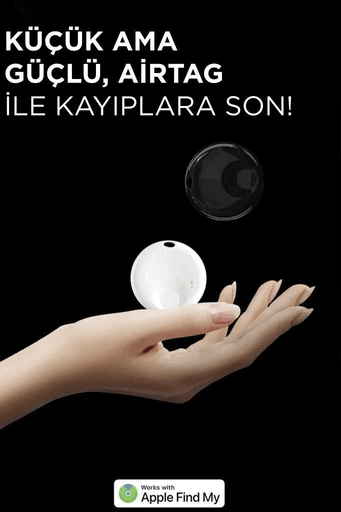 torimaN Torima Siyah N Tag Takip Cihazı Apple My Find Uyumlu