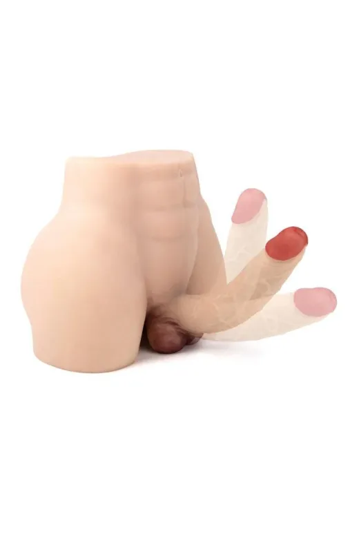 Torso Masturbator Mega Boy Anal Girişli Yapay Penisli Erkek Yarım Vücut Realistik Manken 6.5 Kg