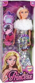 TORUTOYS 116541209 Sh40688 Kut.princess Pullu Kıyafet Bebek -Zrv