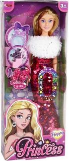 TORUTOYS 116541209 Sh40688 Kut.princess Pullu Kıyafet Bebek -Zrv