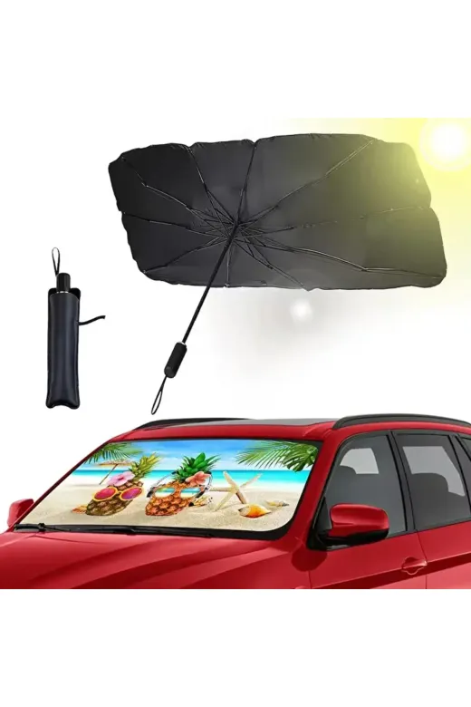 Toyota Yaris, VW Polo, Kia Rio, Fiat Punto, Hyundai Accent Blue Uyumlu Oto Şemsiye