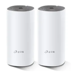 TP-LINK DECO-E4, AC1200, İkili Mesh, 1200Mbps, Dual Band, 2Port Megabit Lan, 260m2 Çekim Alanı, Router, Geniş Alan İnternet Ağı Sağlayıcısı