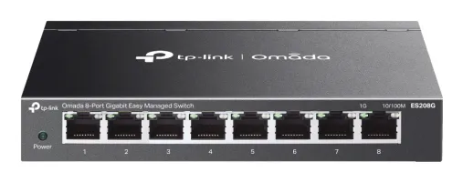 TP-Link Omada ES208G 8 Port Yönetilebilir Switch