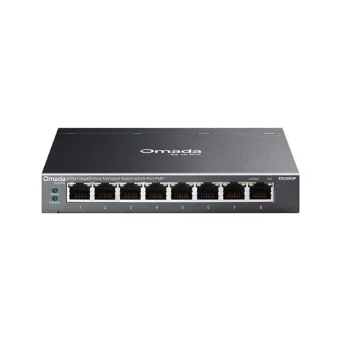TP-Link Omada ES208GP 8 Port 64W PoE Switch