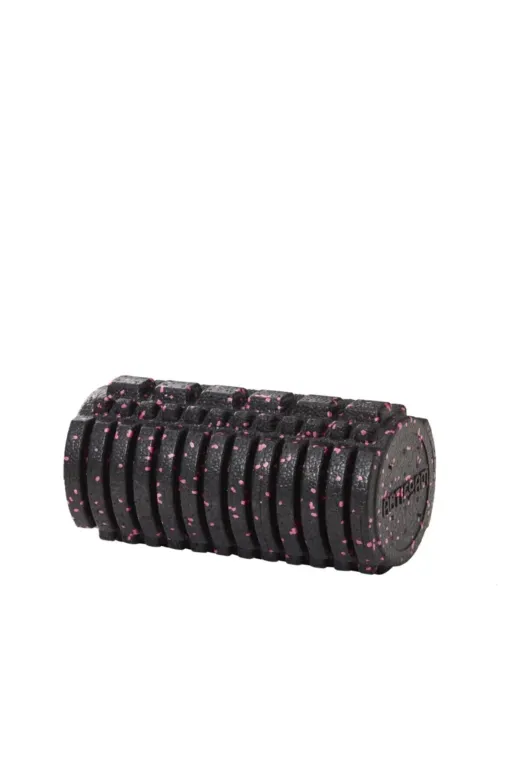 TPFR 30 Pembe Trigger Point Foam Roller Tırtıklı Masaj Rulo Pilates Silindir Yoga Egzersiz Recovery 30 Cm