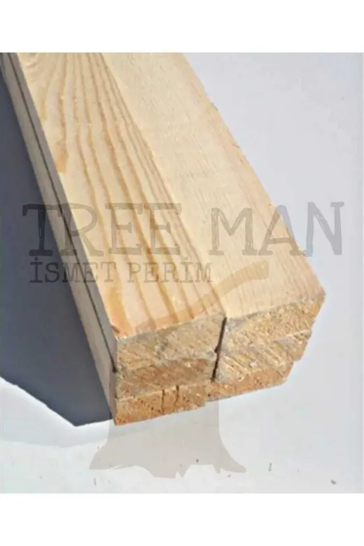 TREE MAN İSMET PERİM 2.5x2.5x100 10 adet 2.5X2.5X100 Cm 10 Adet Silinmis Çita Kereste Çam Ağacı Taslak Tahta Hobi Bahçe Çit Çitası