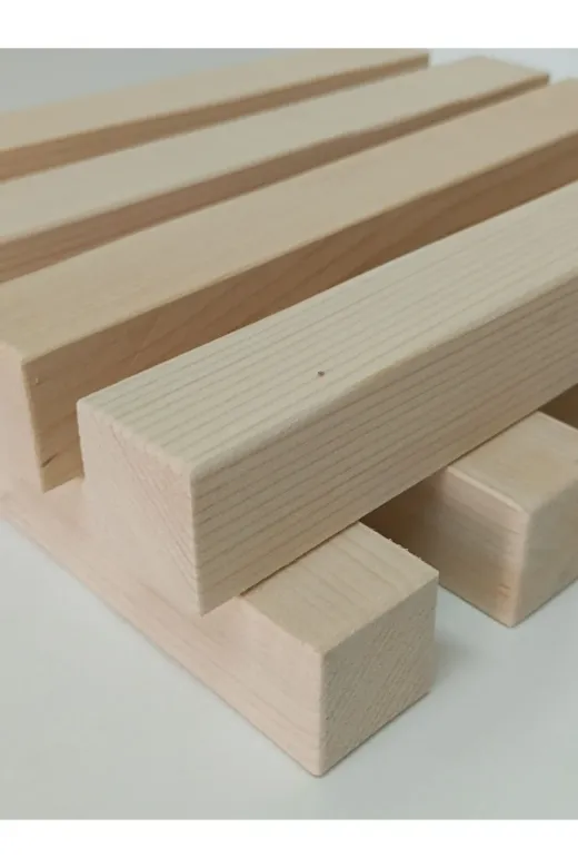 TREE MAN İSMET PERİM 4x4x90 4 Cm X 4 Cm X 90 Cm Boyutlarında Ahşap Kare ( 2 Adet )